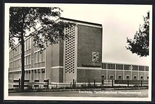AK Enschede, Textielvakschool Hengelosestraat, Gebäudeansicht