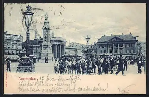 AK Amsterdam, Platz im Stadtkern