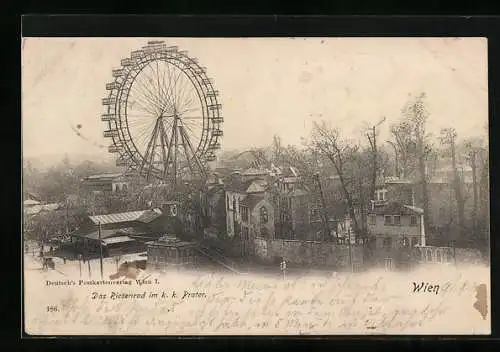 AK Wien, Das Riesenrad im k. k. Prater