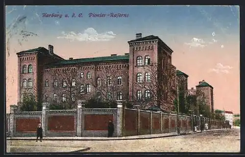 AK Hamburg-Harburg a. d. E., Pionier-Kaserne