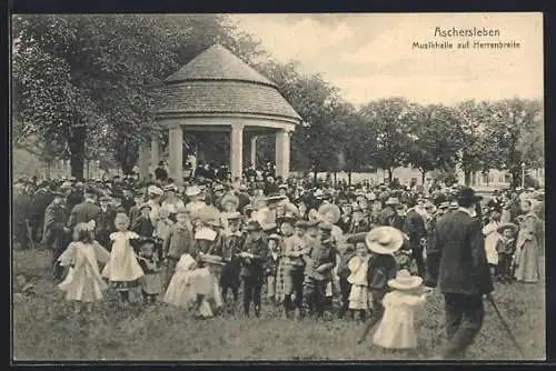 AK Aschersleben, Musikhalle auf Herrenbreite