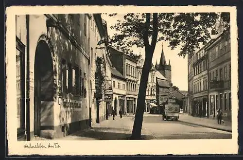 AK Aschersleben, Am Gasthaus zum Grünen Baum