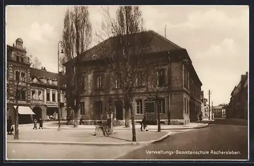 AK Aschersleben, Blick zur Verwaltungs- und Beamtenschule