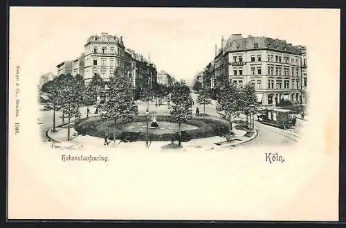 AK Köln-Neustadt, Strassenpartie am Hohenstaufenring