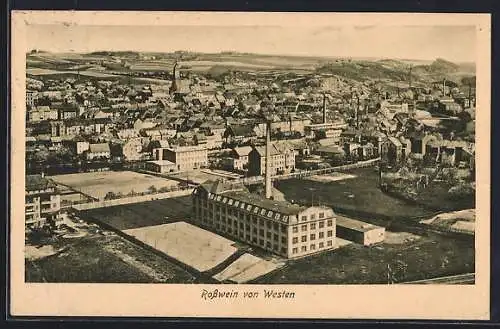 AK Rosswein, Ortsansicht von Westen
