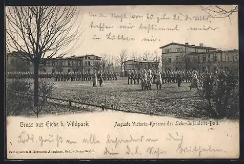 AK Eiche b. Wildpark, Auguste Victoria-Kaserne des Lehr-Infanterie-Batl.