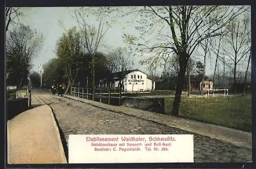 AK Schkeuditz, Gasthaus Etablissement Waldkater