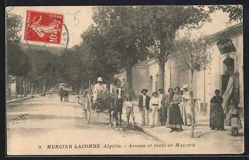 AK Mercier Lacombe, Avenue et route de Mascara