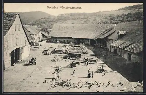 AK Wendershausen / Witzenhausen, Domäne mit Hof
