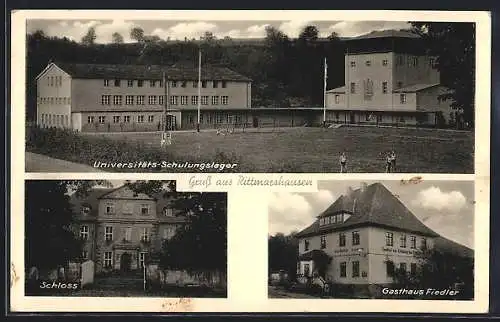 AK Rittmarshausen, Universitäts-Schulungslager und Schloss, Gasthaus Fiedler