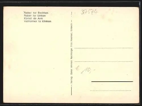 Künstler-AK Einbeck, Vorbereitende Sitzung einer Nachbarschaftsgemeinde am Hallenplan 1936