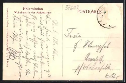 AK Holzminden, Wohnhaus in der Moltkestrasse