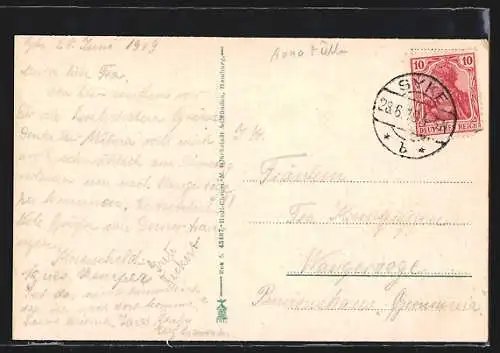 AK Syke, Mühlendamm und Kirche