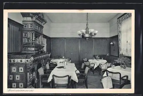 AK Werl /Westf., Hotel-Cafe Köchling, Innenansicht