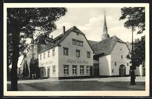 AK Werl i. W., Gasthof Wilhelm Diers, Am Markt