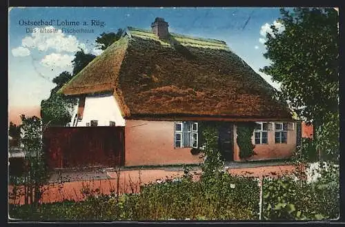 AK Lohme a. Rüg., Ostseebad, Das älteste Fischerhaus