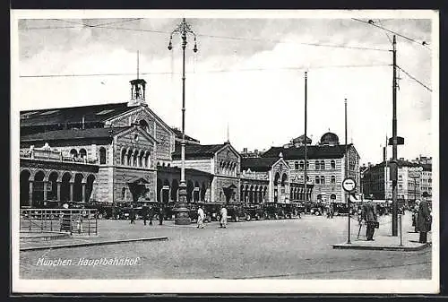 AK München, Hauptbahnhof