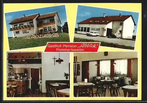 AK Pommertsweiler, Gasthof-Pension Albblick