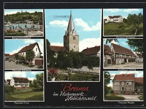 AK Breuna im Naturpark Habichtswald, Pension Finis, Pension Schlenke, Pension Wiegand