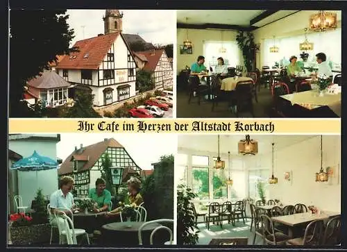 AK Korbach, Altstadt-Cafe, Am Steinhaus 3, Innenansichten