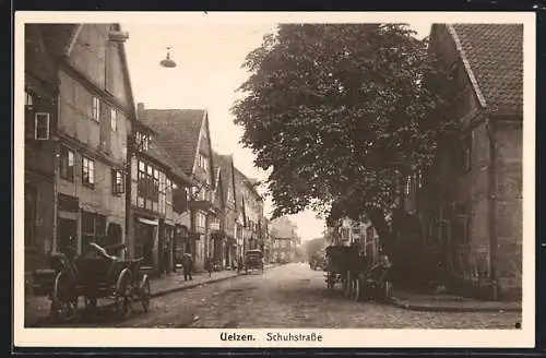 AK Uelzen, Blick in die Schuhstrasse