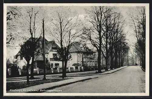 AK Ebstorf, Blick in die Bahnhofstrasse