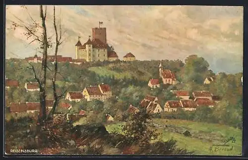 Künstler-AK Günzburg, Die Reisensburg