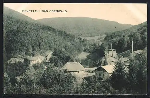 AK Ernsttal i. Bad. Odenwald, Ortspartie