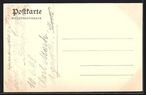 AK Ernsttal i. Bad. Odenwald, Ortspartie