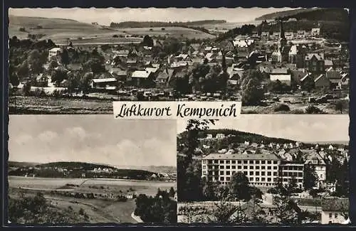 AK Kempenich, Teilansicht, Gebäudeansicht, Ortspartie