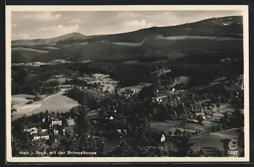 AK Hain, Ortsansicht mit Schneekoppe