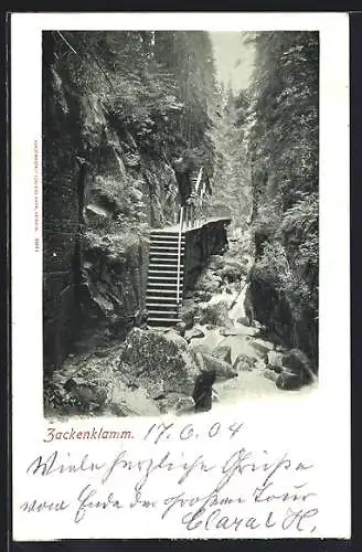 AK Zackenklamm, Ortspartie