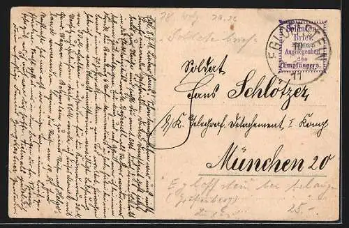 AK Egloffstein, Ortsansicht mit Fluss