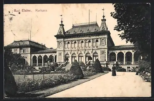 AK Bad Elster, Blick auf das Kurhaus