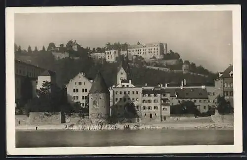 AK Passau, Burg Oberhaus und Scheiblingerturm