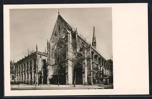 AK Köln, Minoritenkirche mit Wallraf-Richards-Museum