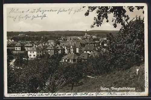 AK Aalen, Blick auf die Burgstallsiedlung