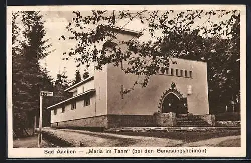 AK Bad Aachen, Maria im Tann bei den Genesungsheimen