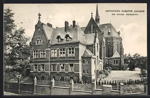 AK Aachen, Kapuziner-Kloster am neuen Friedhof