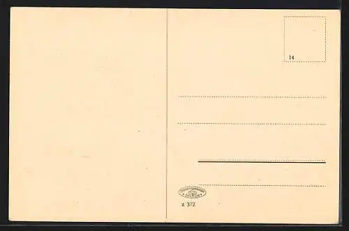 AK Düren, Kriegerdenkmal und Kath. Lyzeum