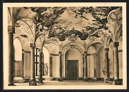 AK Würzburg, Residenz, Gartensaal