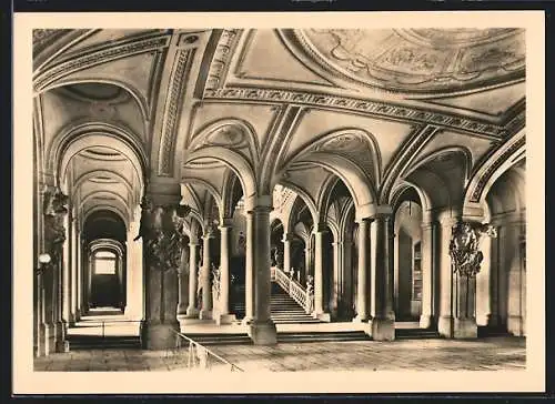 AK Würzburg, Residenz, Einfahrtshalle