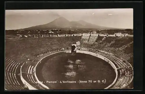 AK Pompei, L`Anfiteatro, Anno 70 av G. C.