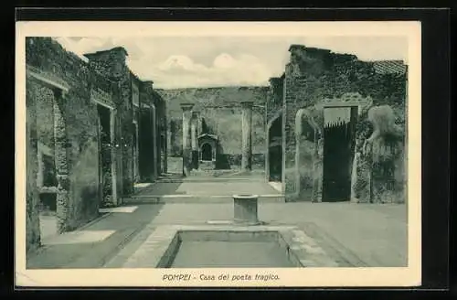 AK Pompei, Casa del poeta tragico