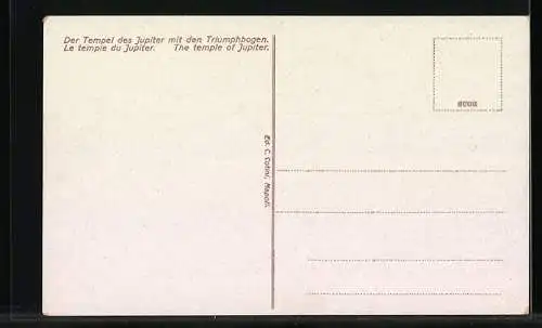 AK Pompei, Tempio di Giove con archi di Trionfo