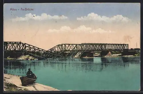 AK Mitau, Aa-Brücke