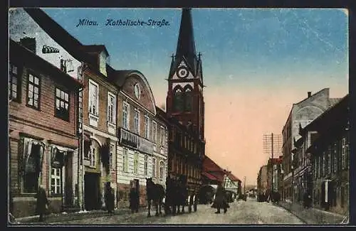 AK Mitau, Blick in die Katholische Kirche