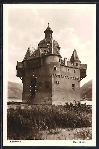 AK Kaub, Burg am Rhein