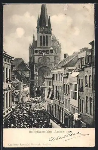 AK Aachen, Heiligthumsfahrt 1902