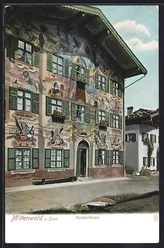 AK Mittenwald / Isar, Neunerhaus